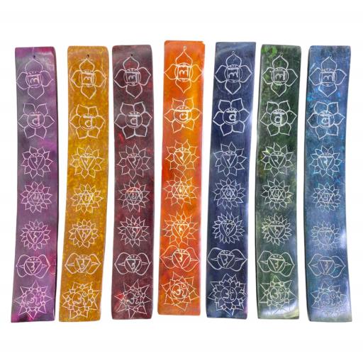 ZenN - Seven Chakra Hand Carved Ash Catcher