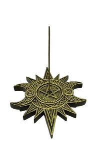 ZenN - Triple Moon Within Star Incense Burner