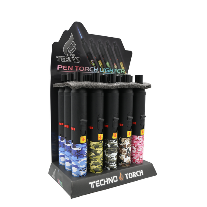 Briquets torches stylo Techno Designer 7,25