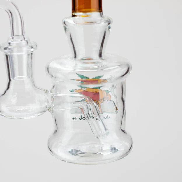 6.7" MGM Glass 2-in-1 bubbler with Logo [C5004]