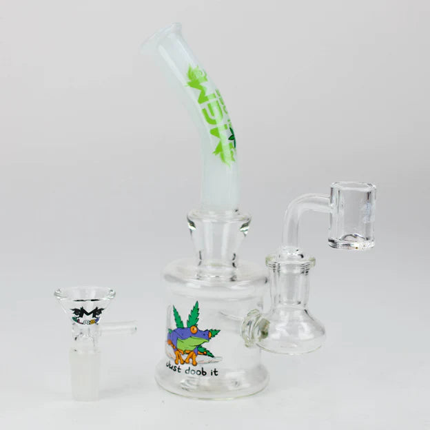 6.7" MGM Glass 2-in-1 bubbler with Logo [C5004]