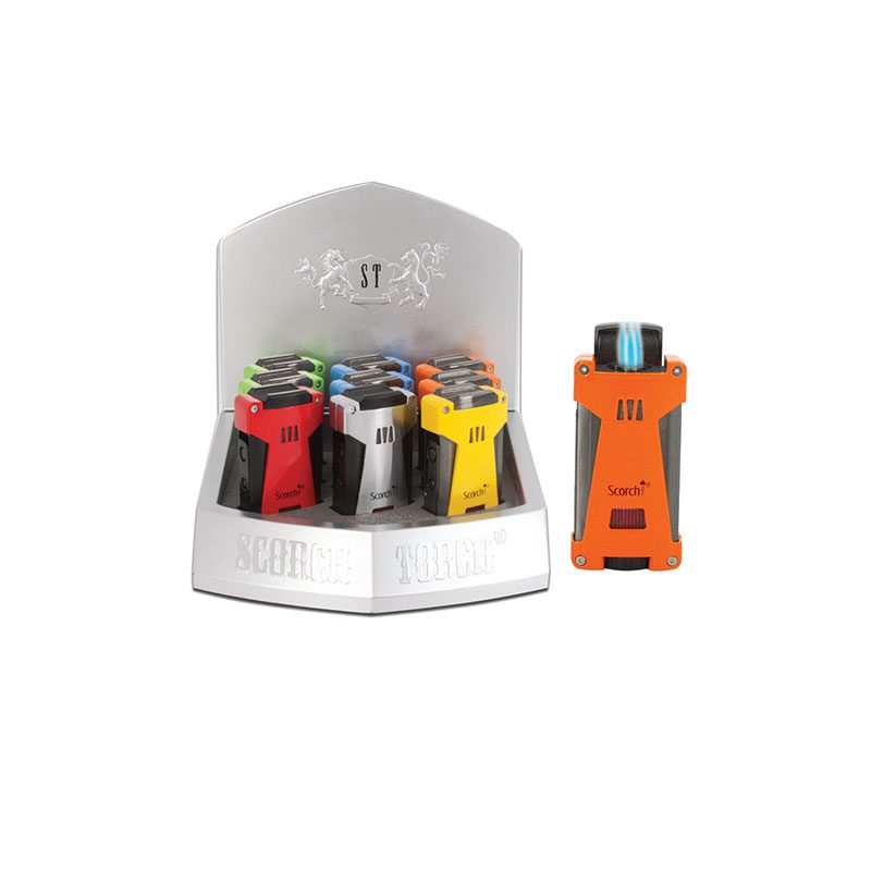 Scorch Torch - Triple Flame Smooth Side Press Torch Lighter