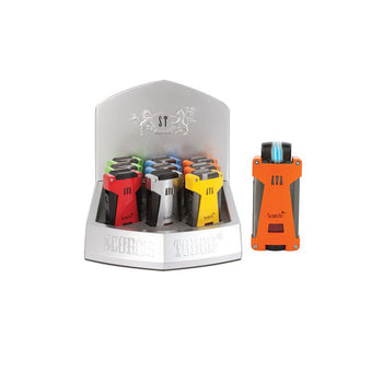 Scorch Torch - Triple Flame Smooth Side Press Torch Lighter