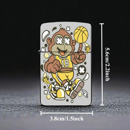American Street Basketball Theme Lighter Shell (Monkey)