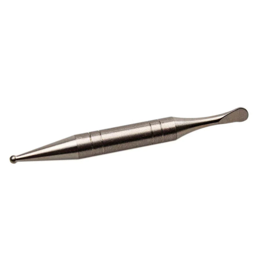 DabWare Short Scoop & Ball Titanium Dabber