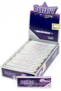 Juicy Jay's 1 1/4 Superfine Black Berrylicious Flavoured Papers