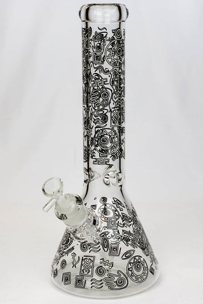 Glow In The Dark 14" 7mm Glass Bong