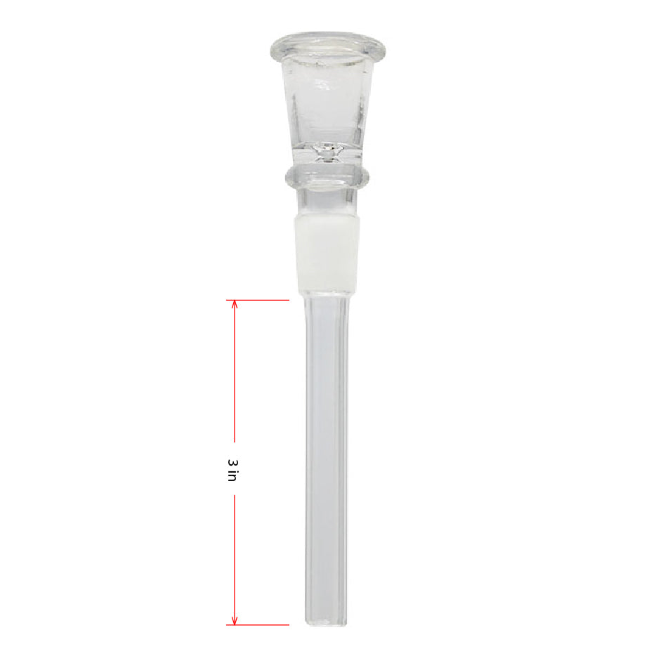 Plain Glass 3" Stem With 14mm Joint And Bowl