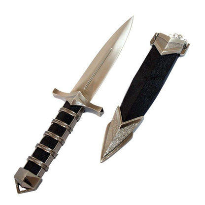 Defender - 11″ Collectible Black Dagger w/ Sheath Antique Daggers