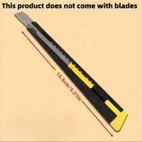 4pcs Stainless Steel Utility Knife Handles - Blades Not Included