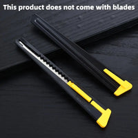 4pcs Stainless Steel Utility Knife Handles - Blades Not Included