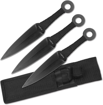 5" Green Emperor’s Edge Throwing Knife Set