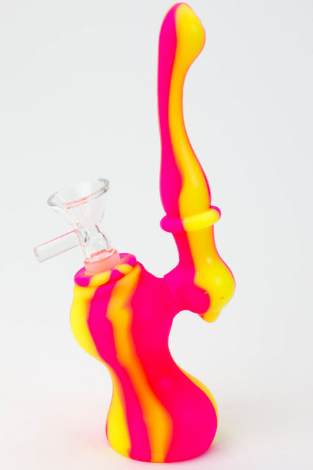 7" Single Chamber Silicone Bubbler