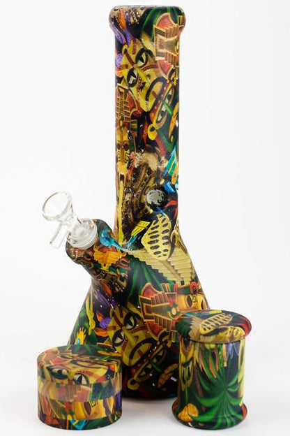 Coffret cadeau bong en verre Genie 12" S2-Graphic 9 mm