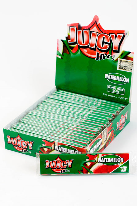 Feuilles à rouler Juicy Jay King Size Slim au goût de pastèque 