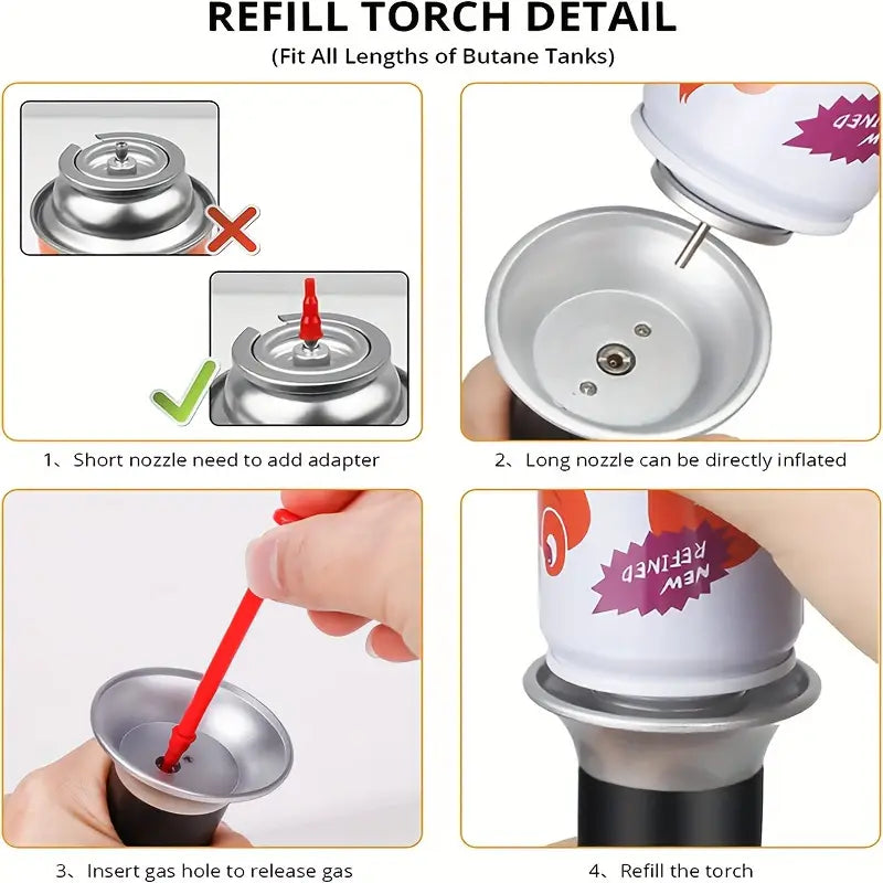 Butane Tank Adapter Set