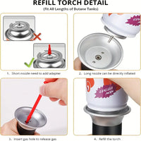 Butane Tank Adapter Set