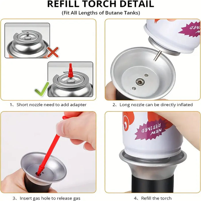 Butane Tank Adapter Set
