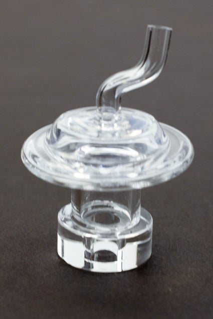 Clear Glass Quartz Carb Cap