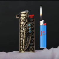 Feather Style Grid Lighter Case