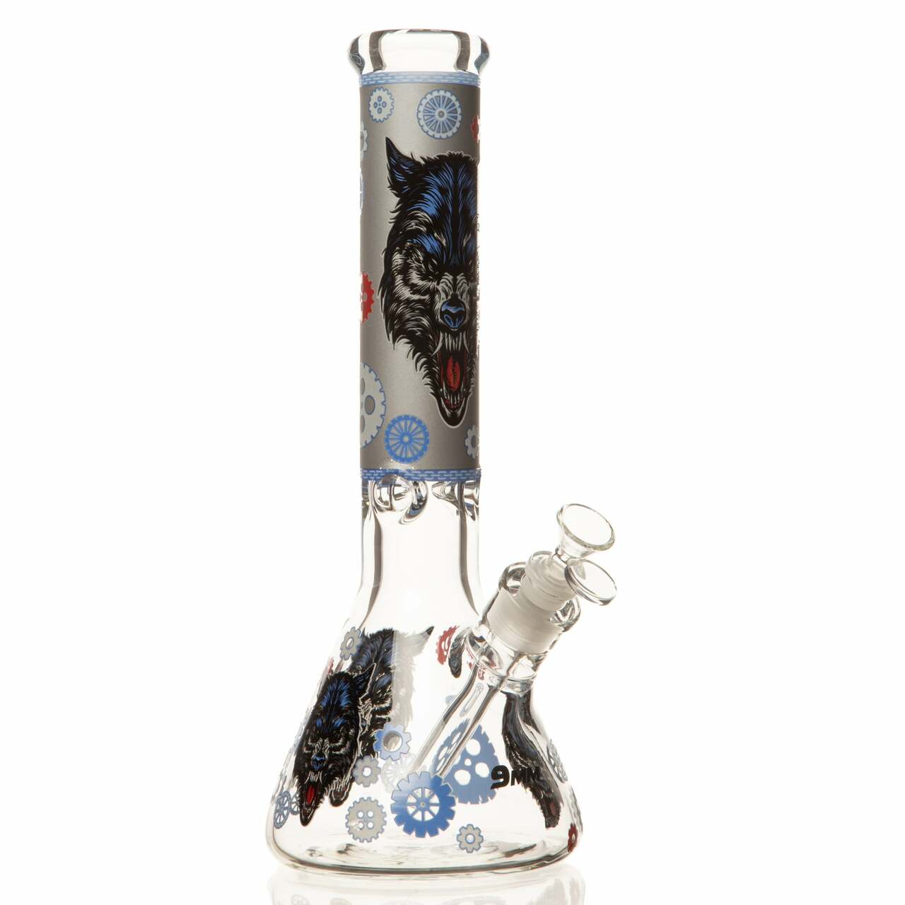 14" 9mm Wolf Beaker Bong