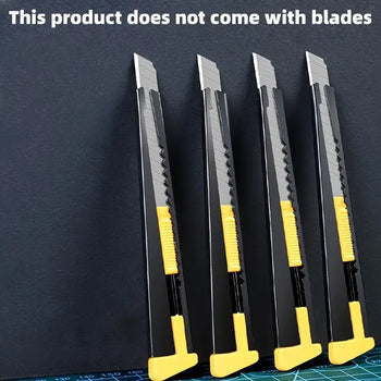 4pcs Stainless Steel Utility Knife Handles - Blades Not Included