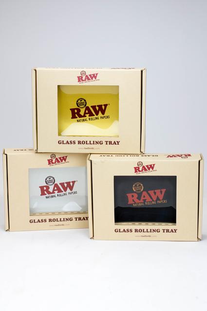 RAW Glass Mini rolling tray