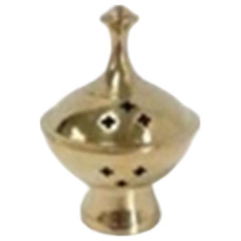 ZenN - Brass Polished Incense Burner (Stick/Cone)