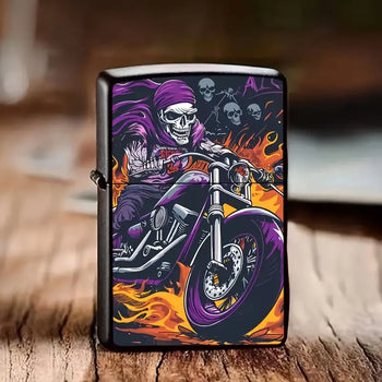 Stylish Motorcycle Skull Lighter Shell