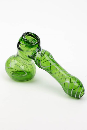 5" Single chamber Hammer bubbler-Assorted