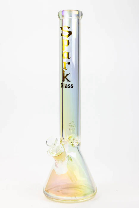 Bong en verre galvanisé SPARK 17,5" 9 mm