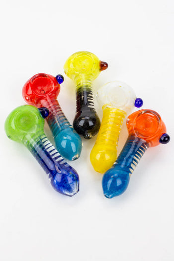 Pipe à main en verre souple de 3,5 pouces