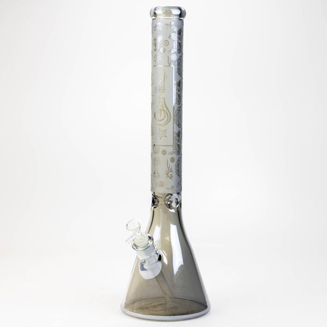 Genie 19" 7mm Electroplated Glass Beaker Bong