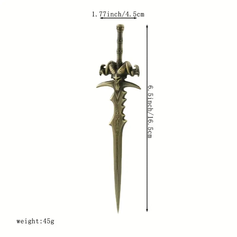 Goat Sword Design Metal Letter Opener
