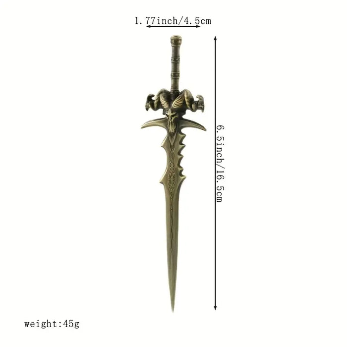 Goat Sword Design Metal Letter Opener