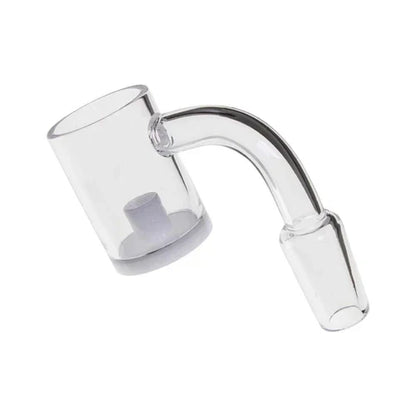 14mm 90 Degree Flat Opaque Bottom Domeless Banger - Male