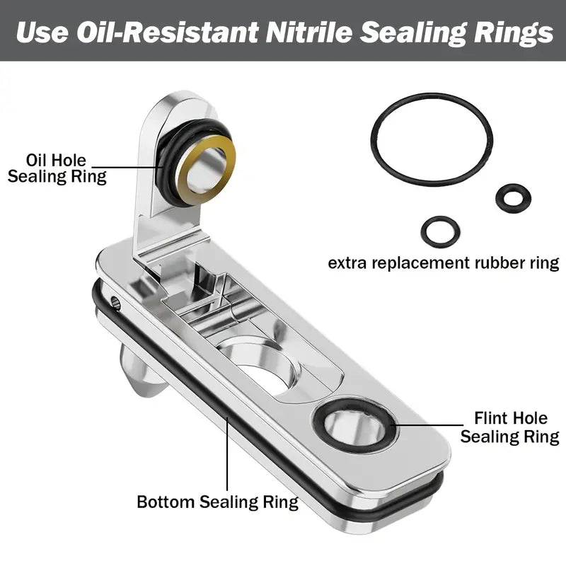 Lighter Alloy Base Set w/ Durable Seal Pad