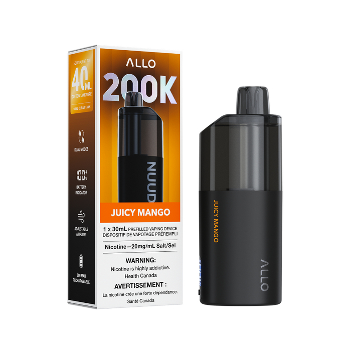 Allo Nuud 200K Disposable Vape 30mL **Launch Special**