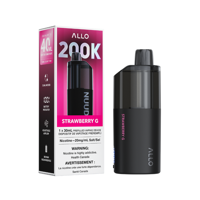 Allo Nuud 200K Disposable Vape 30mL **Launch Special**