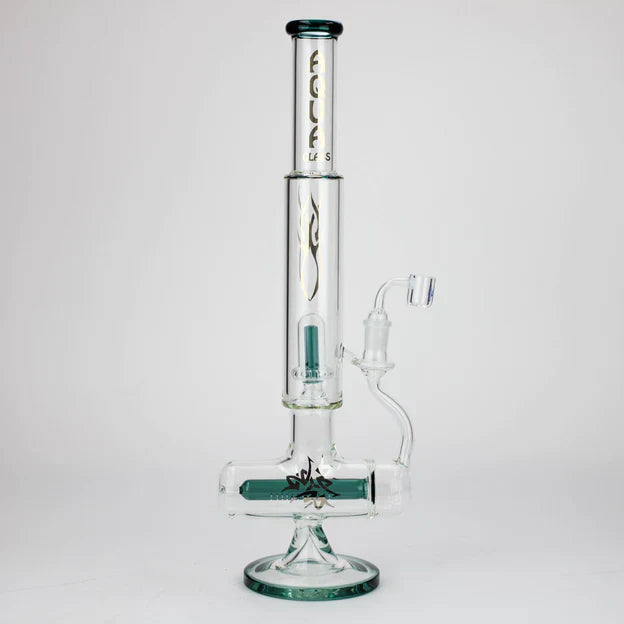 21" AQUA Glass 2-in-1 Inline diffuser glass water bong