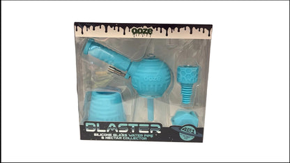 Ooze Blaster Silicone Glass 4-In-1 Hybrid Rig and Bong