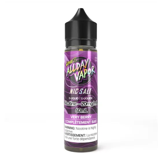 ALLDAY VAPOR AMPED 60 ml - Très baies