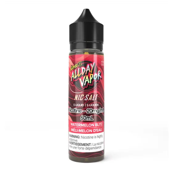 ALLDAY VAPOR AMPED 60mL - Watermelon Blitz