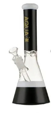 Aqua - 11″ Glass Bong with Bowl