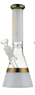 Aqua - 11″ Glass Bong with Bowl