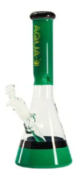 Aqua - 11″ Glass Bong with Bowl