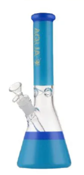 Aqua - 11″ Glass Bong with Bowl