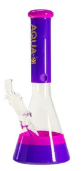 Aqua - 11″ Glass Bong with Bowl