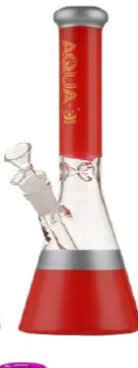 Aqua - 11″ Glass Bong with Bowl