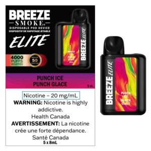 Breeze Elite S50 4000 Puff Disposable Vape